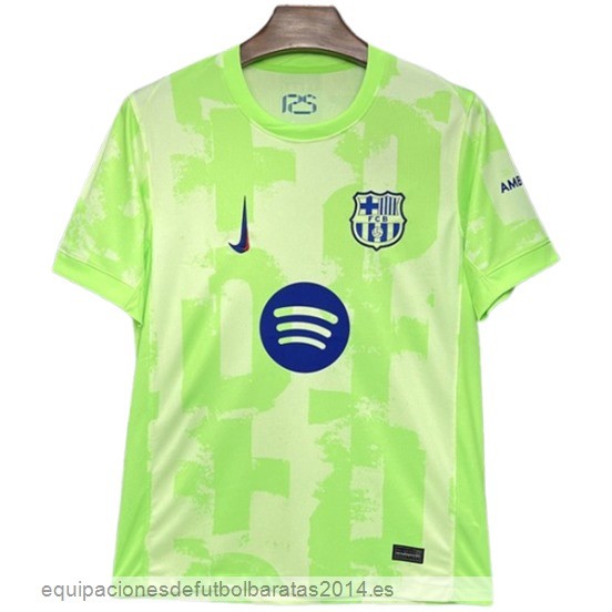 Nuevo Tailandia 3ª Camiseta Barcelona 24/25 I Verde Baratas